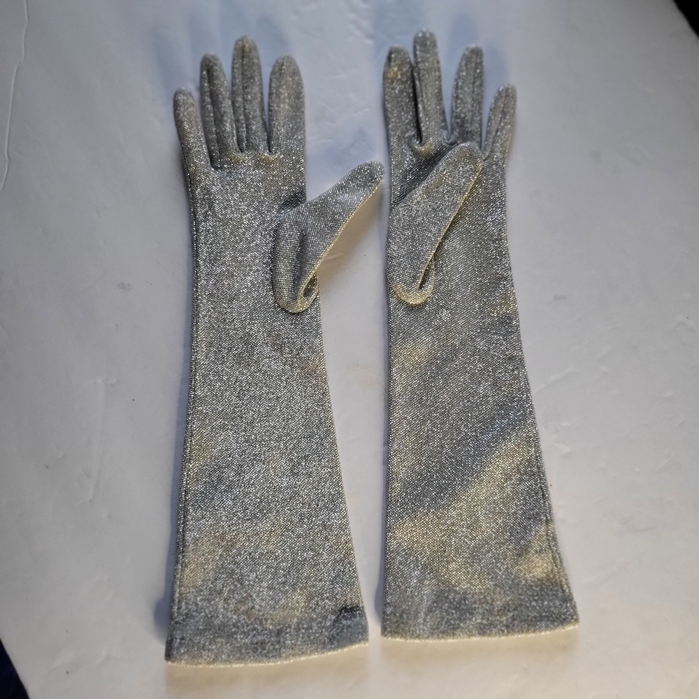 Metallic Silver Nylon Accessory